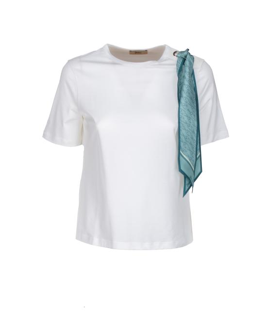 25SS 에르노 반팔 티셔츠 JG000276D 52003 1090 BIANCO AZZURRO