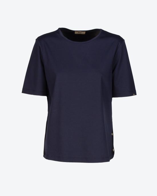 25SS 에르노 반팔 티셔츠 JG000258 52063 9281 BLU - HERNO