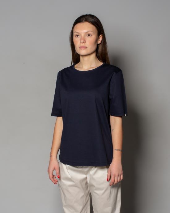 25SS 에르노 반팔 티셔츠 JG000258 52063 9281 BLU - HERNO