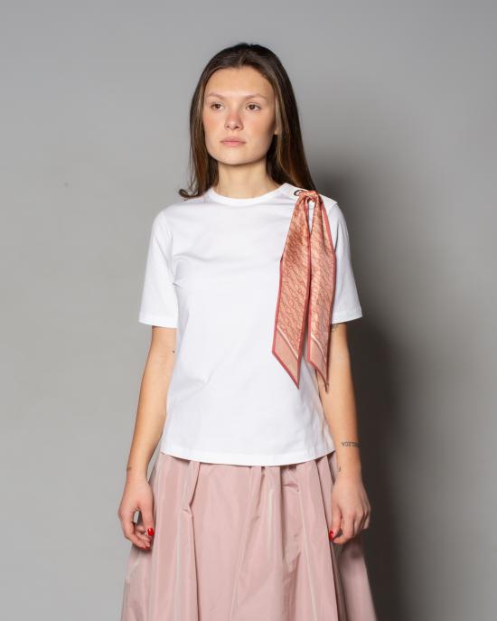 25SS 에르노 반팔 티셔츠 JG000276D 52003 1041 BIANCO ROSA - HERNO