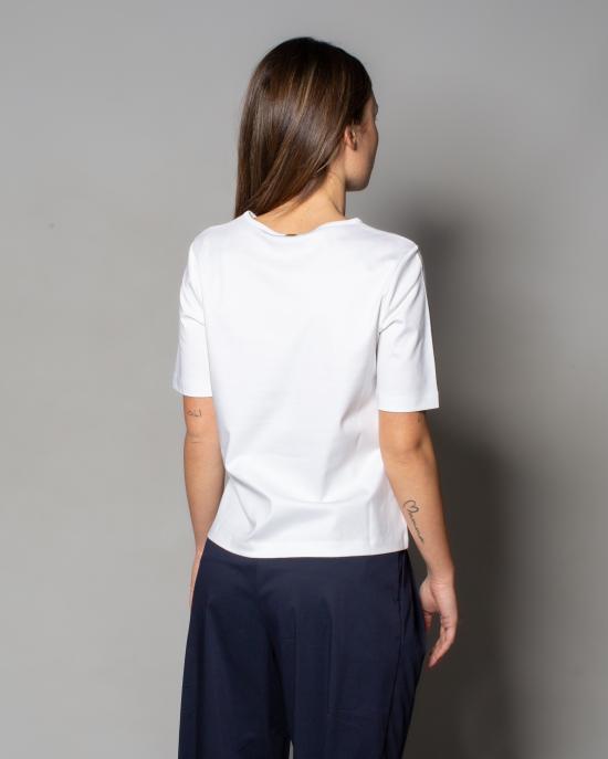 25SS 에르노 반팔 티셔츠 JG000258 52063 1081 BIANCO - HERNO