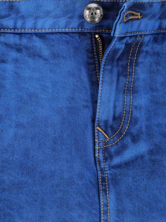 24FW 비비안웨스트우드 숏 원피스 19030012W00HYK309 Blue - VIVIENNE WESTWOOD