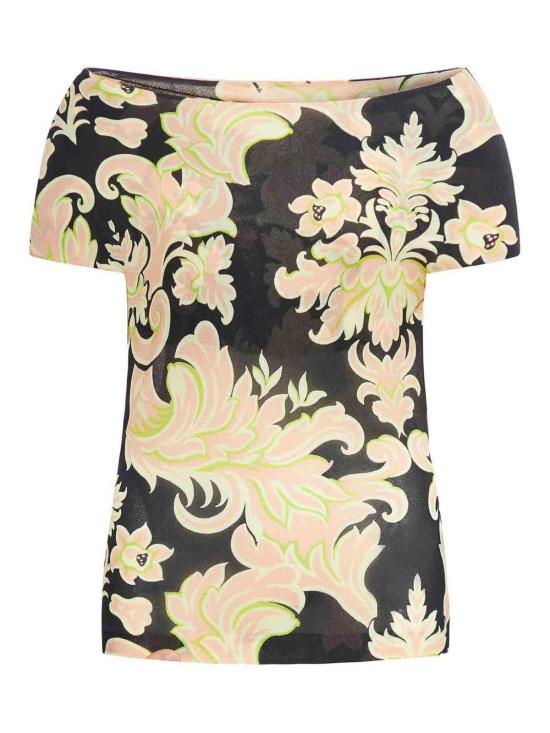 24FW 에트로 반팔 티셔츠 WRJA004699IA416X0810 Multicolour