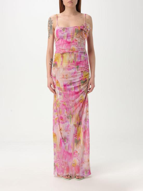 25SS 블루마린 롱 원피스 4A313A F1157 Pink