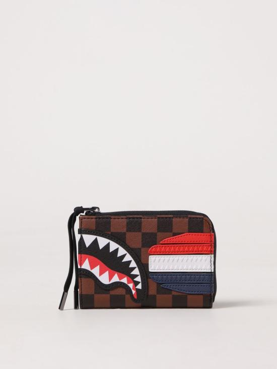 25SS 스프레이그라운드 남성지갑 910W7495NSZ Brown - SPRAYGROUND