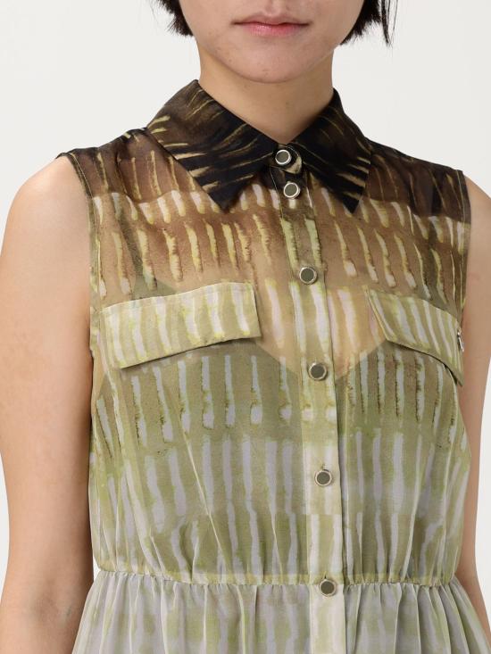 25FW 리우조 롱 원피스 WA5031TS079 M9549 Green - LIU JO