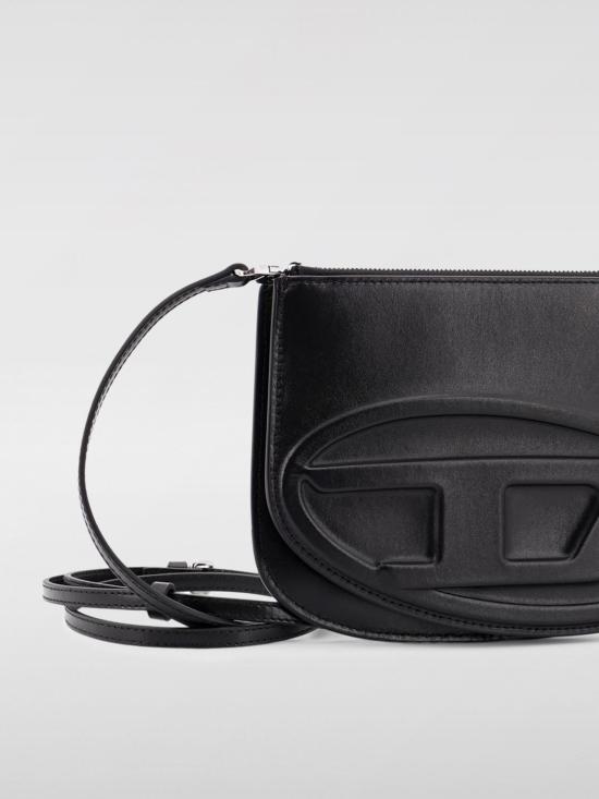 25FW 디젤 1DR 트윈-더블-파우치 프린티드 레더 숄더백 X10330PR818 T8013 Black - DIESEL