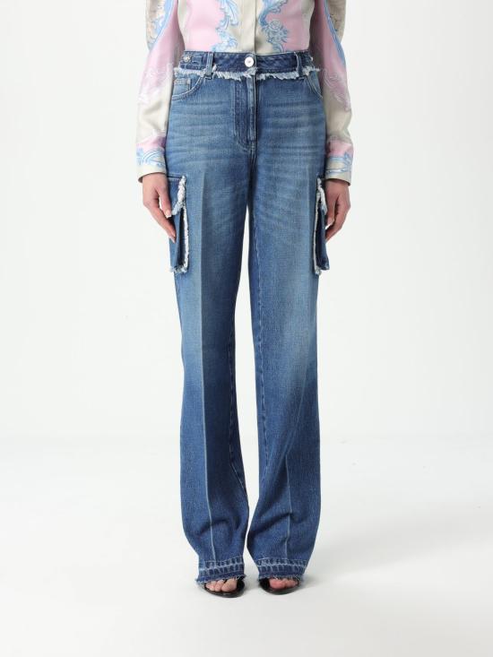 25SS 베르사체 데님 팬츠 10180451A12930 1D800 Denim