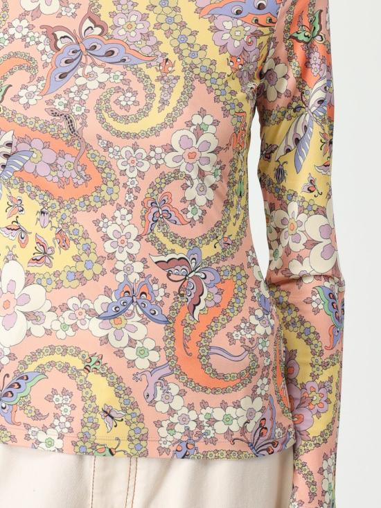 25SS 에트로 긴팔 티셔츠 WRJB001199IAD14 X0873 Multicolor - ETRO