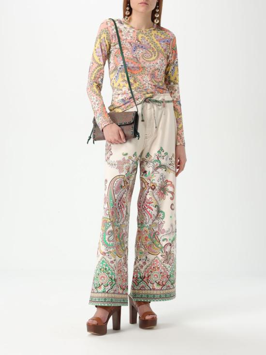 25SS 에트로 긴팔 티셔츠 WRJB001199IAD14 X0873 Multicolor - ETRO