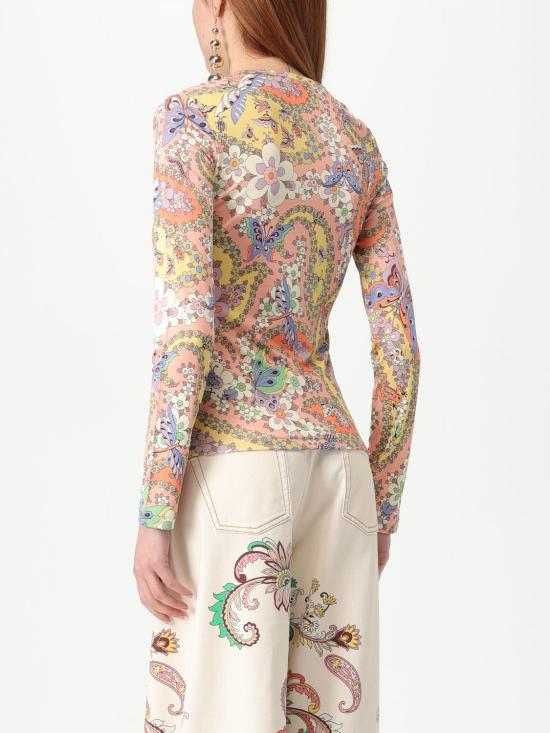 25SS 에트로 긴팔 티셔츠 WRJB001199IAD14 X0873 Multicolor - ETRO