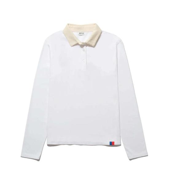  큘 폴로 티셔츠 쿨레 럭비 셔츠 화이트 - KULE
