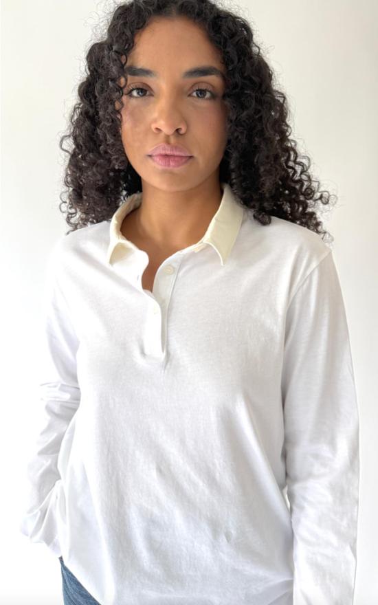  큘 폴로 티셔츠 쿨레 럭비 셔츠 화이트