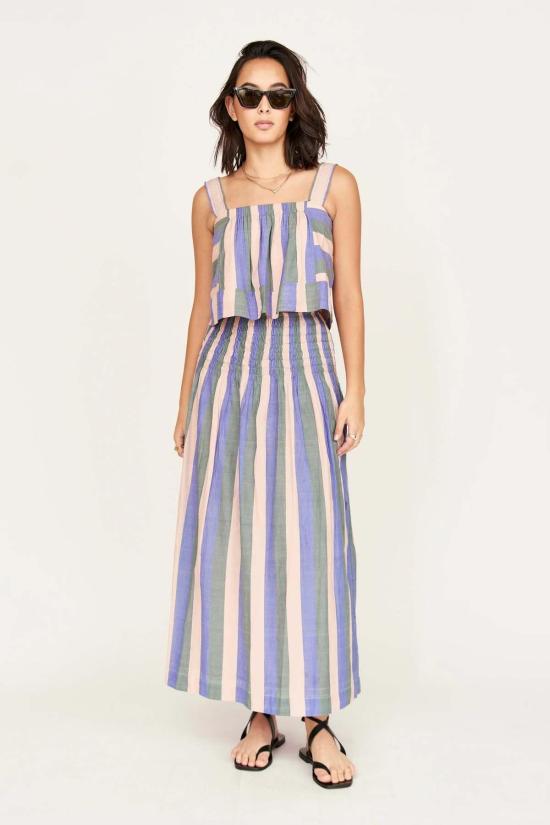  Mirth 롱 스커트 미스 사바나 스모크 스커트 - OTHER BRANDS