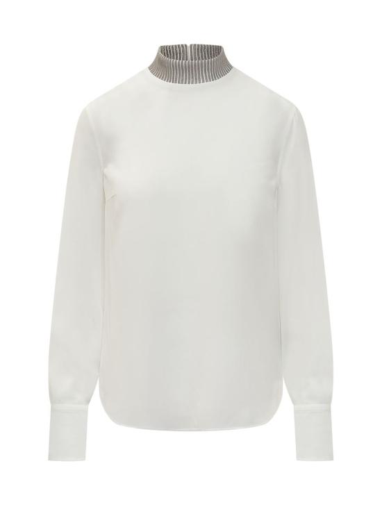 24FW 브루넬로 쿠치넬리 터틀넥 MB993HR214 C600 WHITE