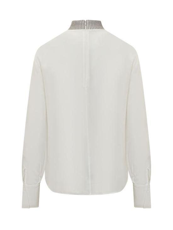 24FW 브루넬로 쿠치넬리 터틀넥 MB993HR214 C600 WHITE - BRUNELLO CUCINELLI