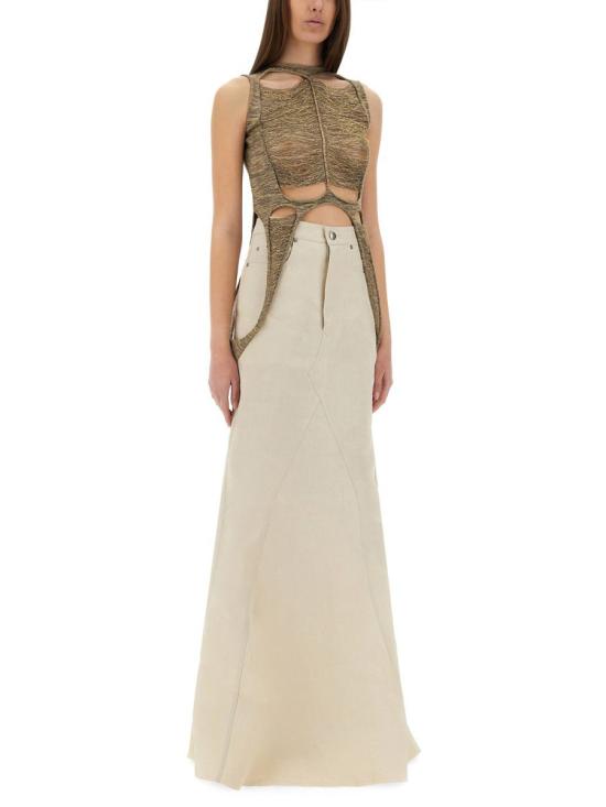 25SS 릭 오웬스 민소매 티셔츠 RO01E7615 KGRIDG02 GOLD - RICK OWENS