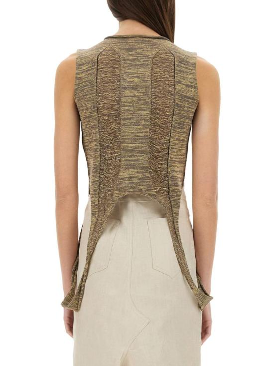 25SS 릭 오웬스 민소매 티셔츠 RO01E7615 KGRIDG02 GOLD - RICK OWENS