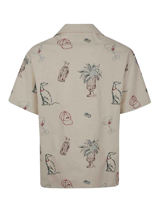 25SS 드롤드무슈 반팔 셔츠 GSH214CO198ECRU Nude Neutrals - DROLE DE MONSIEUR