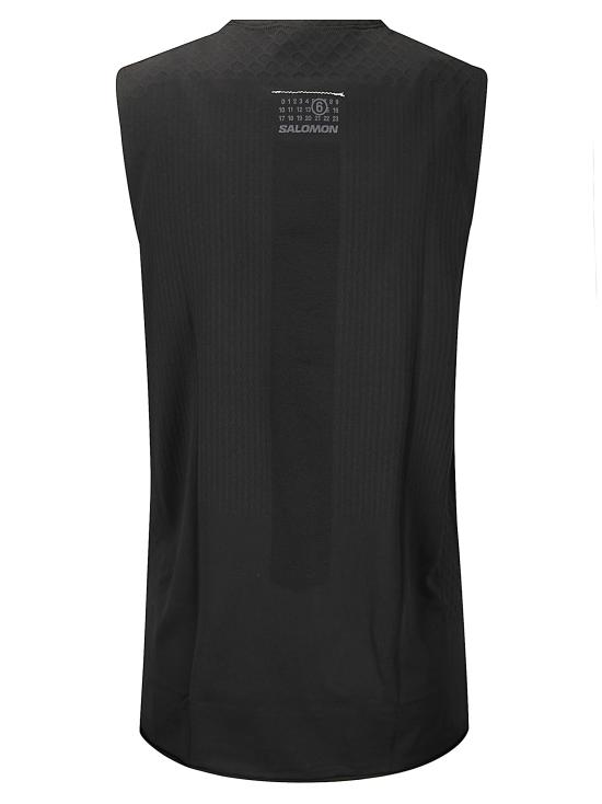 25SS MM6 X 살로몬 민소매 티셔츠 S52NL0071M20101 900 DEEP BLACK - MM6 X SALOMON