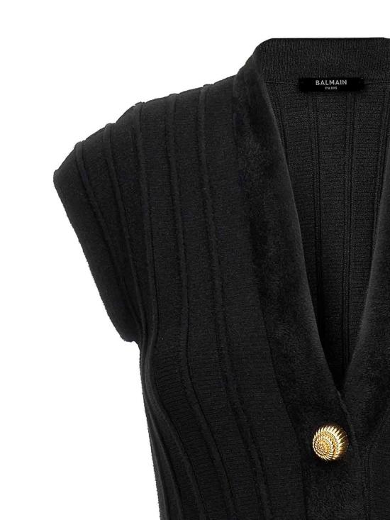  발망 의류 DF0R7086KH640PA Black - BALMAIN