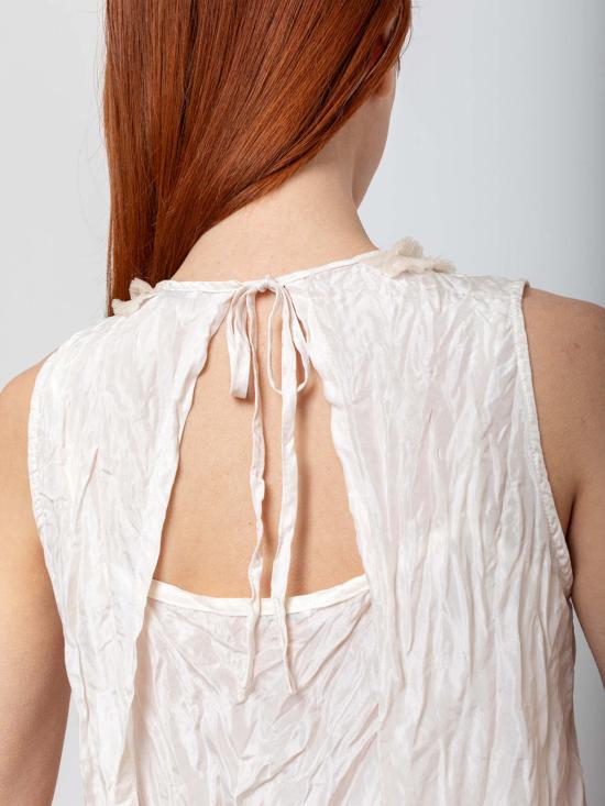  Hazel Brown 캐미솔 러플 요크와 언더 이 있는 헤이즐 브라운 블라우스 - OTHER BRANDS