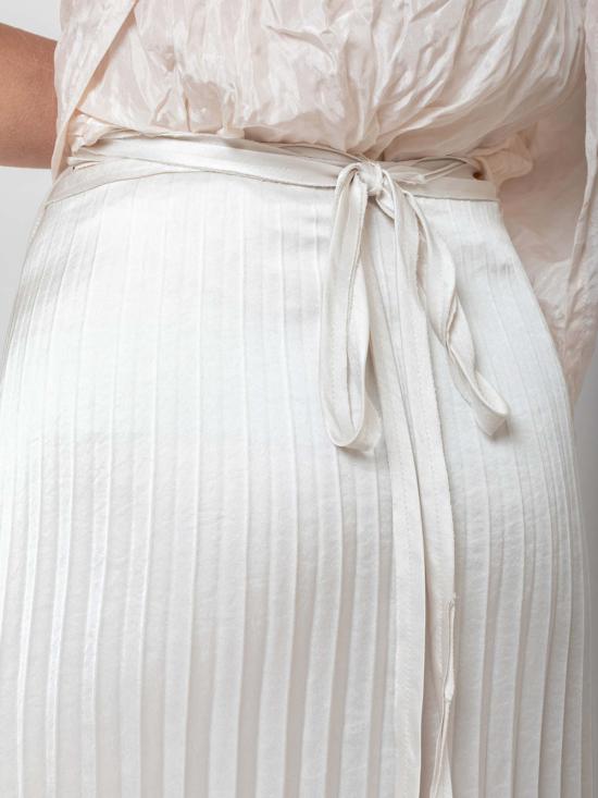  Hazel Brown 롱 스커트 헤이즐 브라운 플리츠 랩 스커트 - OTHER BRANDS