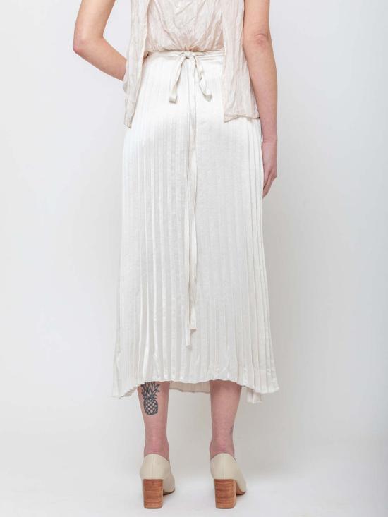  Hazel Brown 롱 스커트 헤이즐 브라운 플리츠 랩 스커트 - OTHER BRANDS