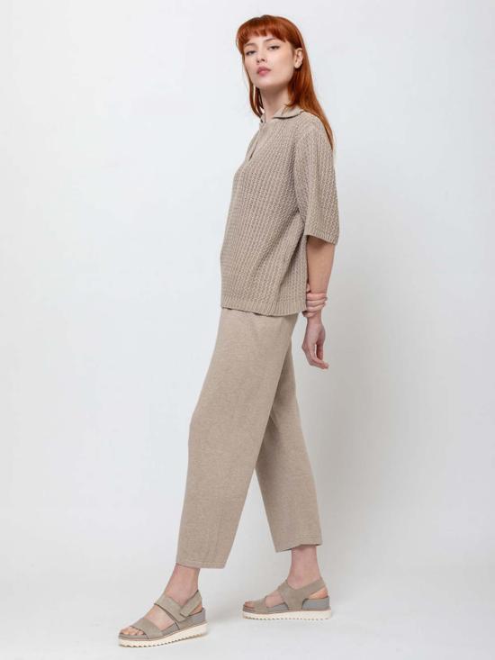  로렌 마누지안 반팔 티셔츠 랙 폴로 탑 시잘 - LAUREN MANOOGIAN