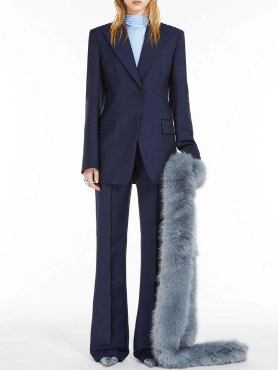 25FW 스포트막스 수트 자켓 2422046091650003 Blue - SPORTMAX