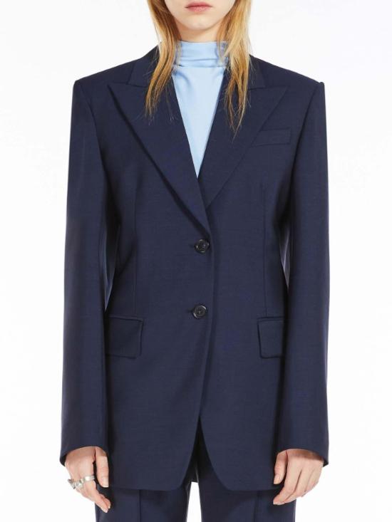 25FW 스포트막스 수트 자켓 2422046091650003 Blue - SPORTMAX