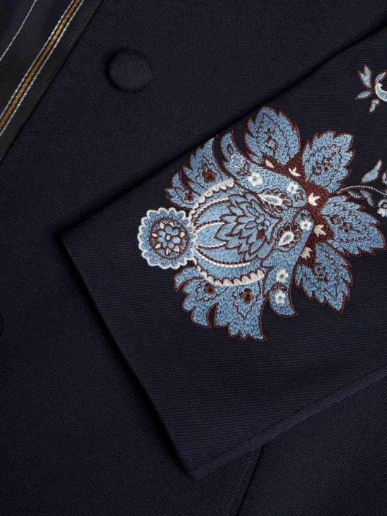  에트로 코트 WRAA003199TUBK6B0387 Blue - ETRO