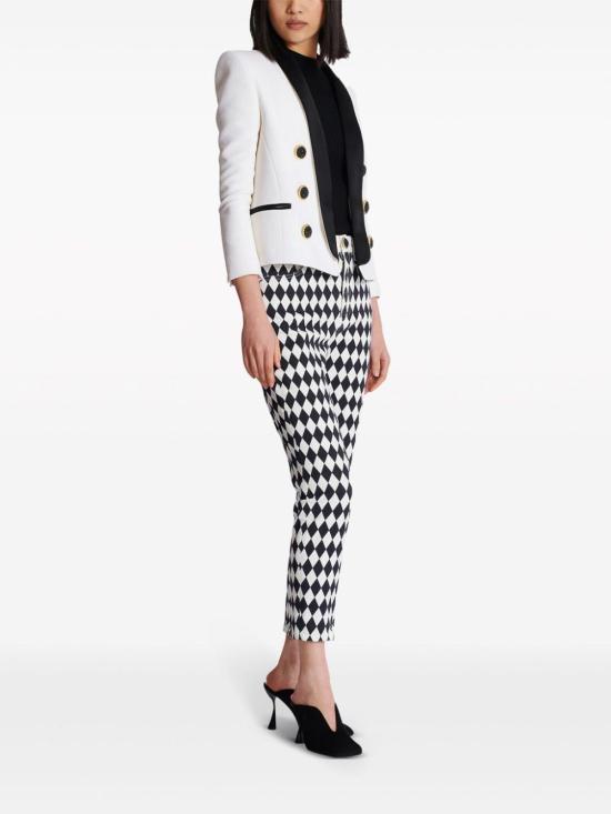  발망 자켓 DF1SI532ME54GAB White - BALMAIN