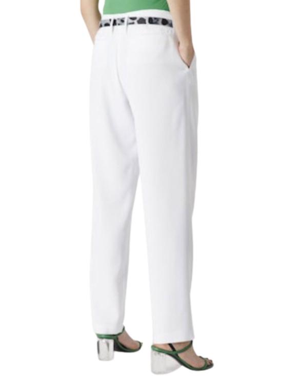  조르지오 아르마니 스트레이트 팬츠 3WHPP0WXT002MU0BN White - GIORGIO ARMANI