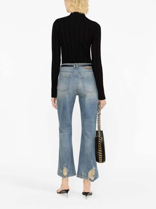  스텔라 맥카트니 스트레이트 팬츠 6D01933SPH374704 Blue - STELLA MCCARTNEY