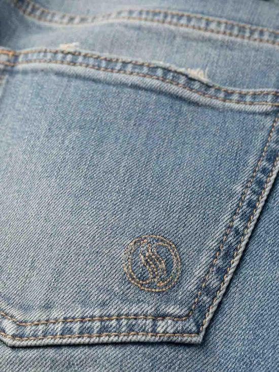  스텔라 맥카트니 스트레이트 팬츠 6D01933SPH374704 Blue - STELLA MCCARTNEY