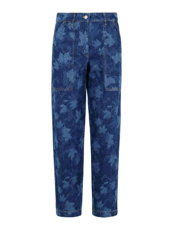  메종키츠네 스트레이트 팬츠 NW01116WW50230039 Blue