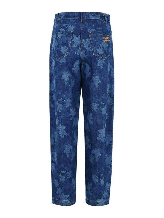  메종키츠네 스트레이트 팬츠 NW01116WW50230039 Blue - MAISON KITSUNE