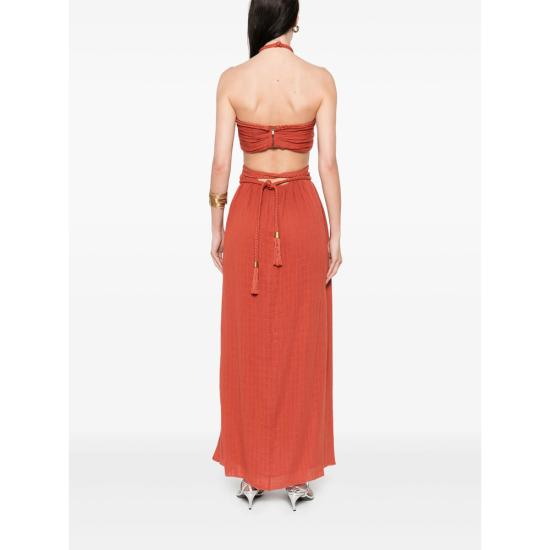 25SS 이자벨마랑 롱 원피스 C2J11I RO0782FA 11BO ORANGE - ISABEL MARANT