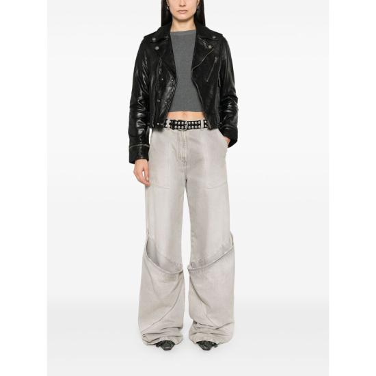 25SS 골든구스 가죽 자켓 GWP02137 P001195 90100 BLACK - GOLDEN GOOSE