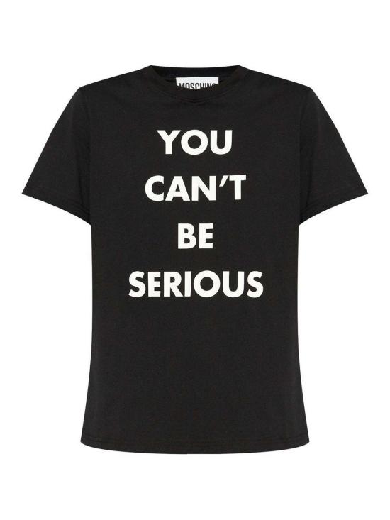 24FW 모스키노 반팔 티셔츠 A070855411555555C Black