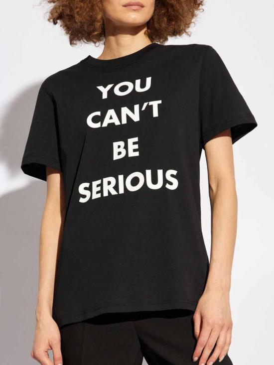 24FW 모스키노 반팔 티셔츠 A070855411555555C Black - MOSCHINO