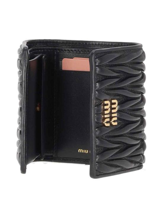  미우미우 지갑 5MH033AFPPF0002 Black - MIU MIU