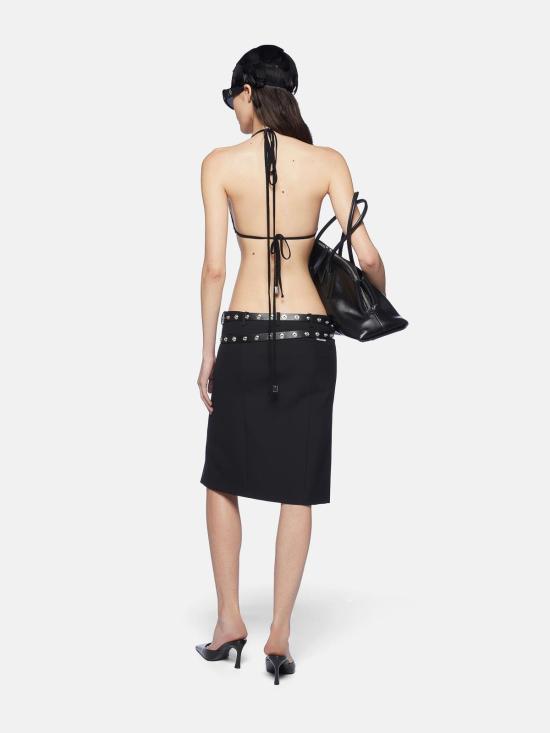  디 아티코 민소매 티셔츠 250WCL00001100 Black - THE ATTICO