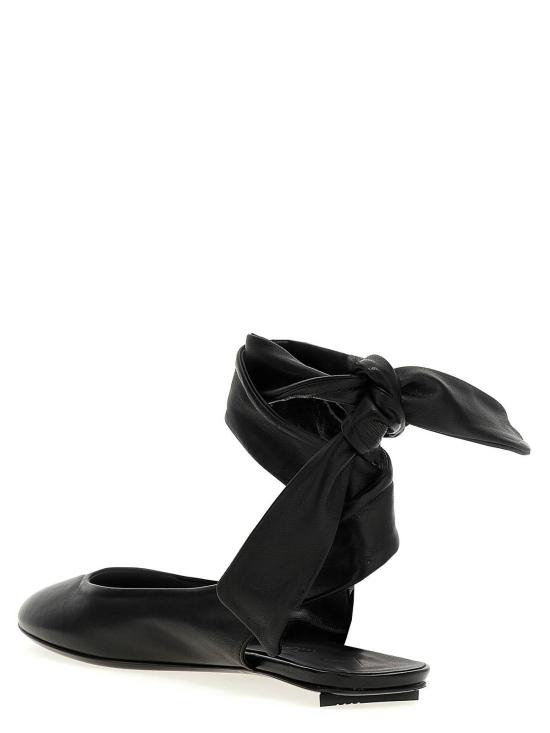  디 아티코 플랫 슈즈 242WSH00793100 Black - THE ATTICO