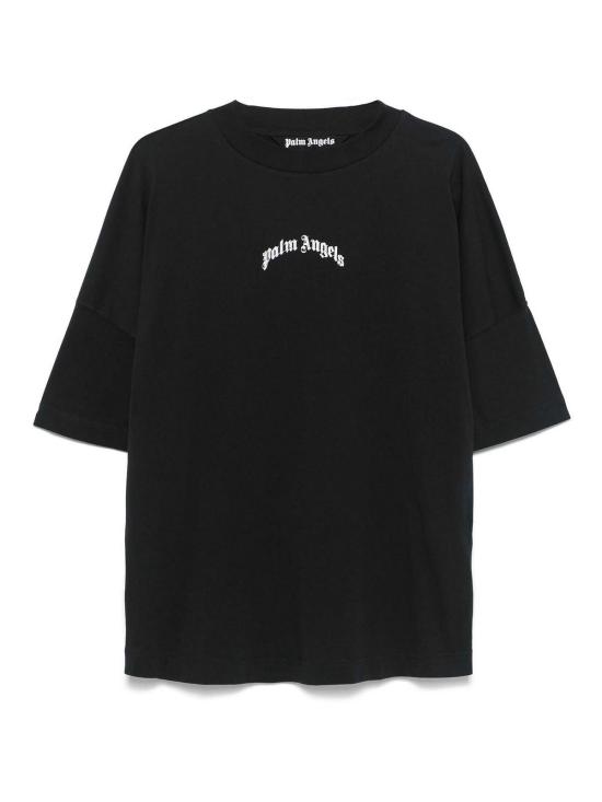 25SS 팜앤젤스 반팔 티셔츠 PMAA002S25JER0011003 Black