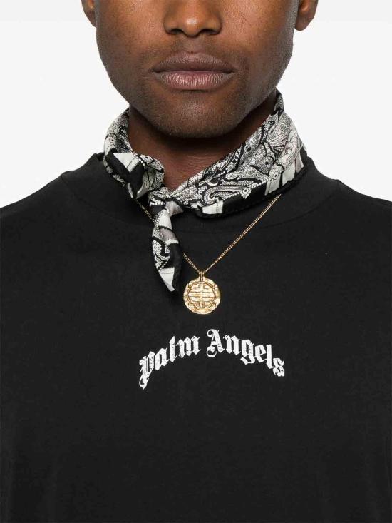 25SS 팜앤젤스 반팔 티셔츠 PMAA002S25JER0011003 Black - PALM ANGELS