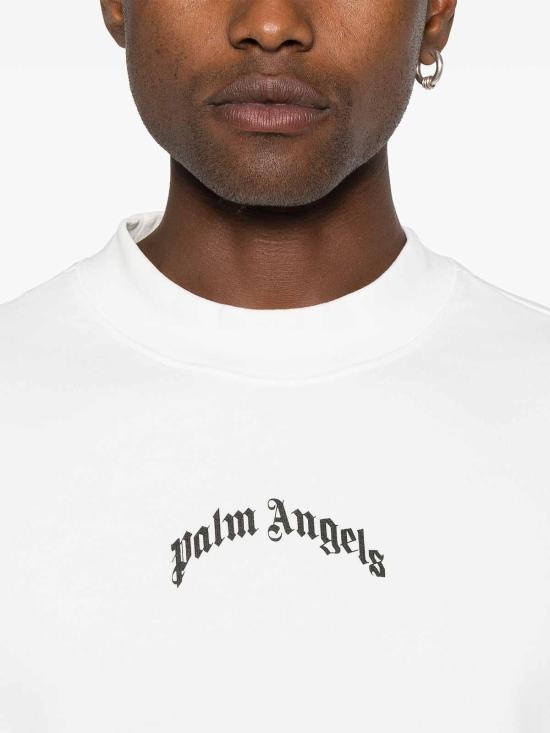  팜앤젤스 긴팔 티셔츠 PMBA080S25FLE0010310 White - PALM ANGELS