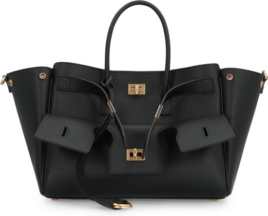 24FW 발렌시아가 토트백 8356892ABAV 1000 black - BALENCIAGA