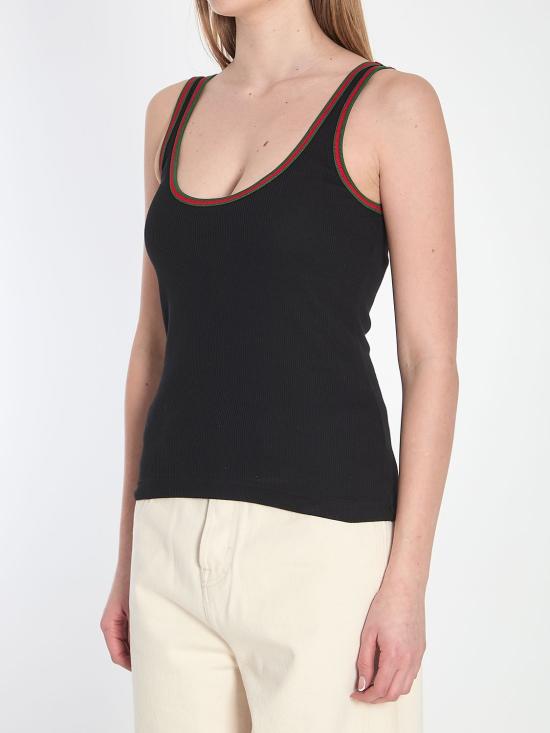 25SS 구찌 민소매 티셔츠 815851XJG5O 1043 black - GUCCI